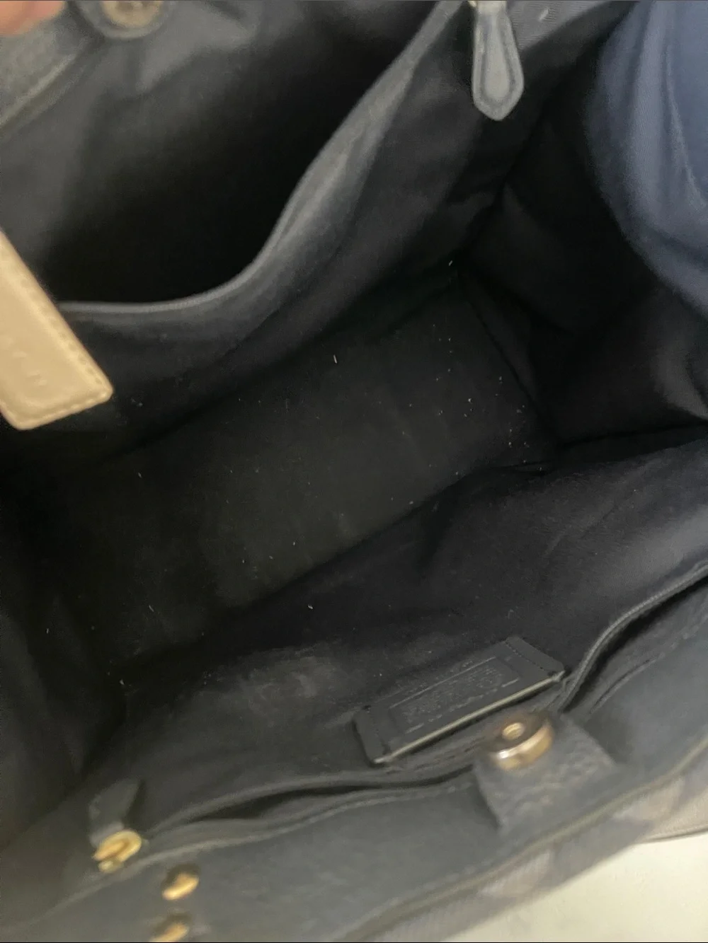 Coach interior view